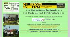 Desktop Screenshot of merkwitz.net